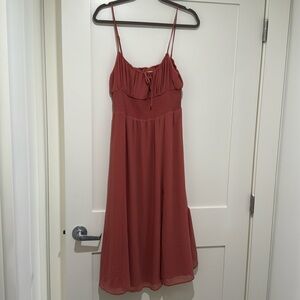 Aritzia strap midi dress